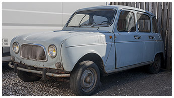 Renault R4 fra 1962 og 1963